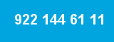 922 144 61 11 922 144 61 11